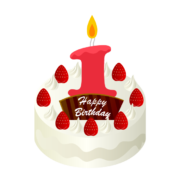 1歳の誕生日ケーキ