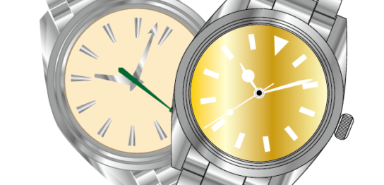 高級腕時計のイラスト