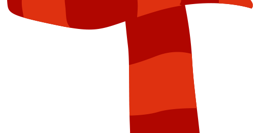 手編みのマフラー