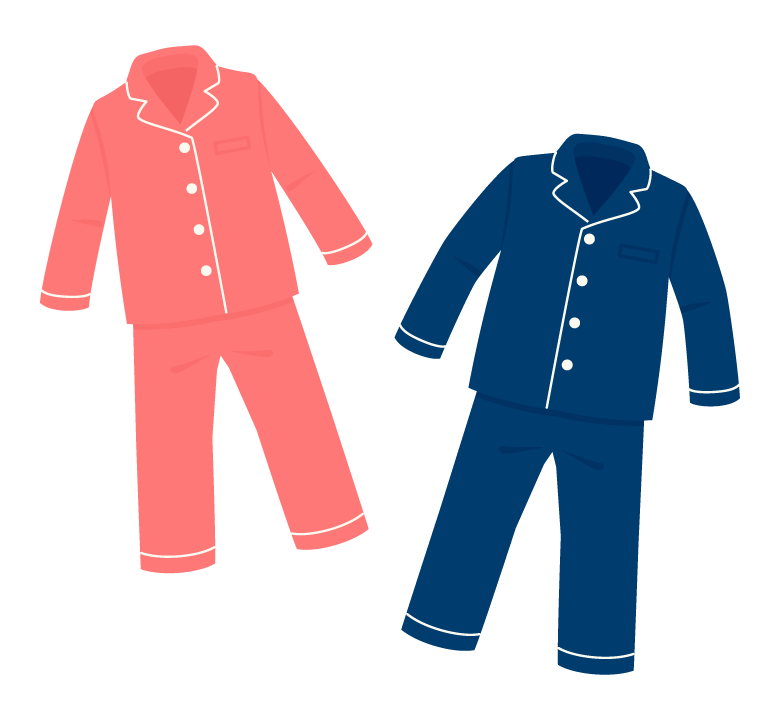 パジャマ イラスト 無料 フリー