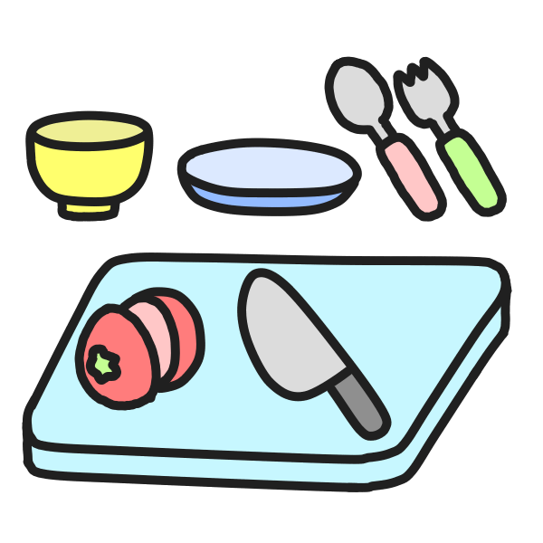 おもちゃ ミニキッチン イラスト 無料