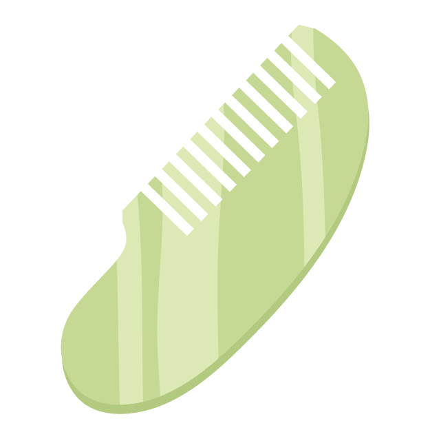 くし 赤ちゃん イラスト